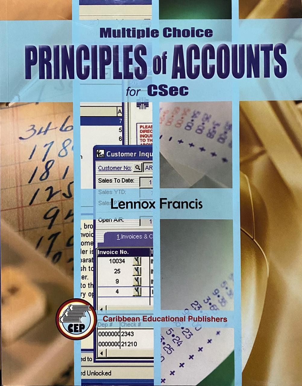 Multiple Choice Principles of Accounts for CSec
